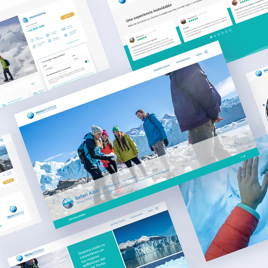 Sitio web Hielo y Aventura