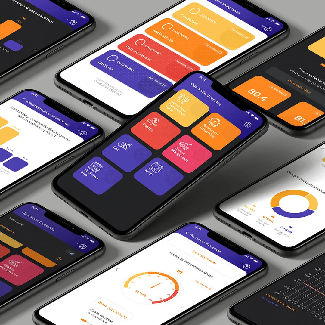 App Mobile análisis energético para Invexsa